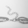 Piece "chain" ring, 3 threads, silver color, 58 cm