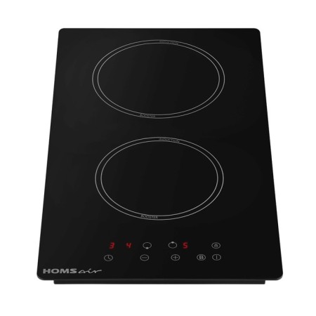 Hob Homsair Hi32ABK, induction, 2 burners, sensor, black-6