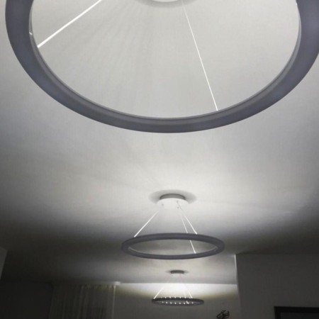 Suspended Citilux “Electron” CL710B64S, 65x65x40 cm, 1x64W, LED, white color-18