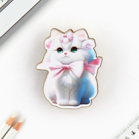 Key keychain with the icon "Girl Cat", anime-2