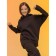 Children's sweatshirt, height 122 cm, chocolate color