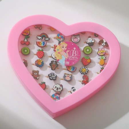 Children's ring "chosen" plasticine world, mix form, color, dimensionless-1