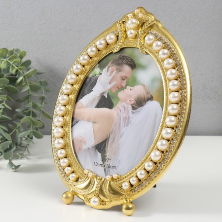 Photo frame plastic 13x18 cm "Luxury of pearls" 18x25 cm-1