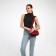 Women's bag Textura, messenger, small size, burgundy color