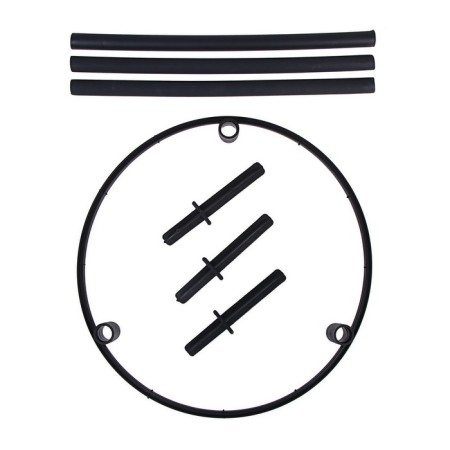 Кустодержатель, d = 38 см, h = 40 см, ножка d = 2 см, пластик, МИКС-1