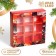 New Year. Box for 9 New Year's sweets, 13.8 x 13.8 x 3.8, confectionery packaging