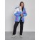 Ski jacket female, size 46, purple color