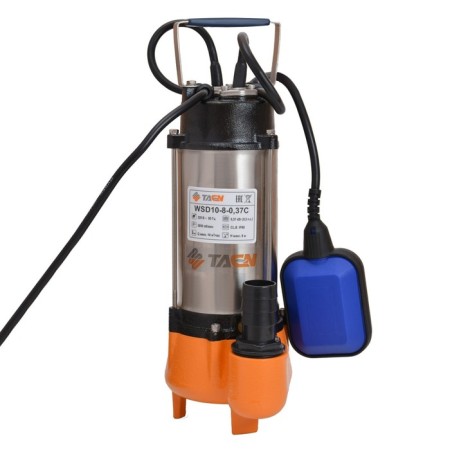 Fecal pump Taen WSD10-8-0.37C, 370 W, 150 l/min, pressure 8.1 m, cable 8 m, float