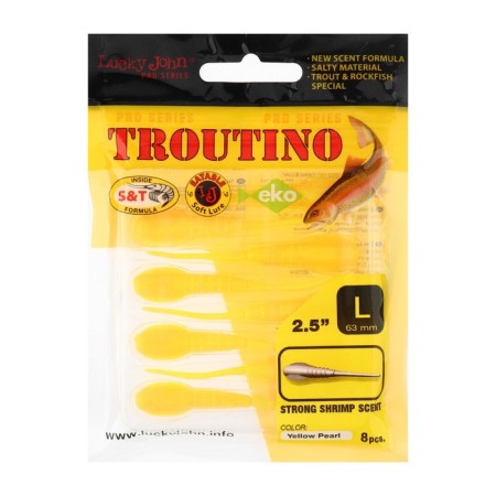 Twisters edible LJ Pro Series Troutino, 6.3 cm, color 101, 8 pcs.-1