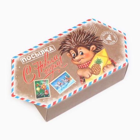 New Year. Tenle Ethel "New Year's Parcel" 30x30 cm, 100% HL, 340 g/m2-3