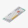 The wireless mechanical keyboard QMK Nuphy Air96V2 Ionic White, RGB, Hot SWAP, Brown SW 108244