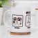 Sublimation mug "Wash your hands, front, 320 ml, with application