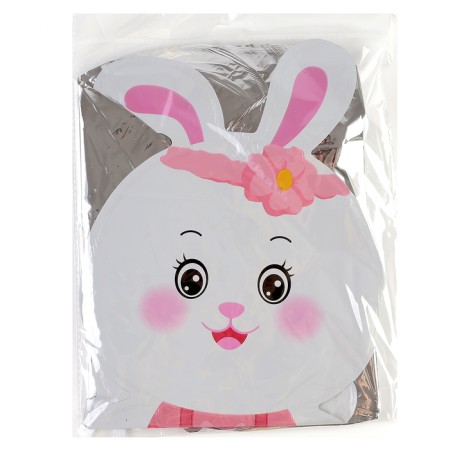 Set of foil balls "Carnival set. Pink Bunny ”, 3 pcs.-5