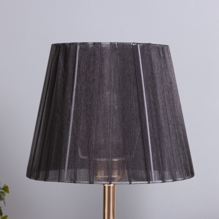 Table lamp "Claudia" 1x40W E27 1x5W LED Black/Transparent 21x21x34cm-2