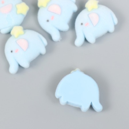 Decor for creativity velvet spraying "Elephant with an asterisk" 0.6x1.7x2.3 cm-1
