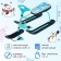 Snowfall "Timka Sport 1+ Dinosaur", TS1+/D, Blue Color