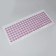 Iplikator-river, PVC base, 140 modules, 28 × 64 cm, transparent/purple color