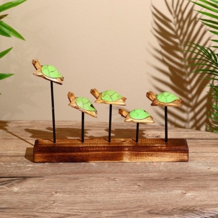 Souvenir "Turtles" on a stand, Albezia 30x5x20 cm