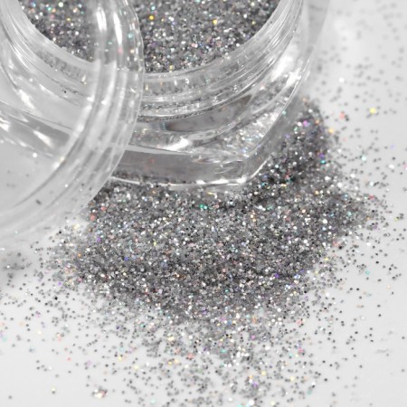 Sparkles for decor, small, silver color