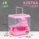 The cage for rodents "Pigzon", 27 x 21 x 27 cm, pink