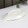 Ceramic Serving Oval "Louise", 22.5 × 11.5 cm, white color