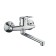 Kitchen mixer "RMS" SL55-005, single-leaf, wall, pour 220 mm, zinc, chrome