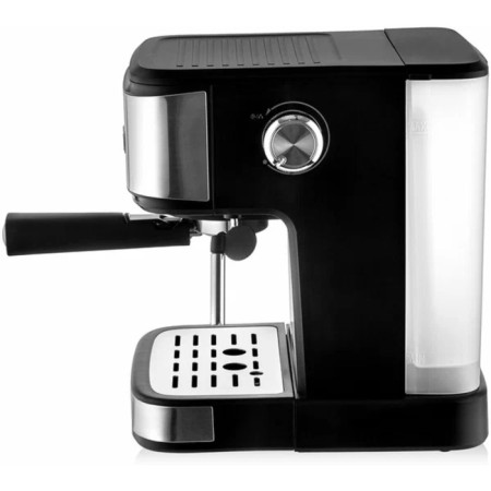 Brayer BR1114 coffee machine, Rozhkova, 1100 watts, 1.5 l, cappuccino, black-silver-silver-1
