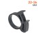 AIRLINE clamp, 22-26/7 mm, power gear castle, plastic P66, black
