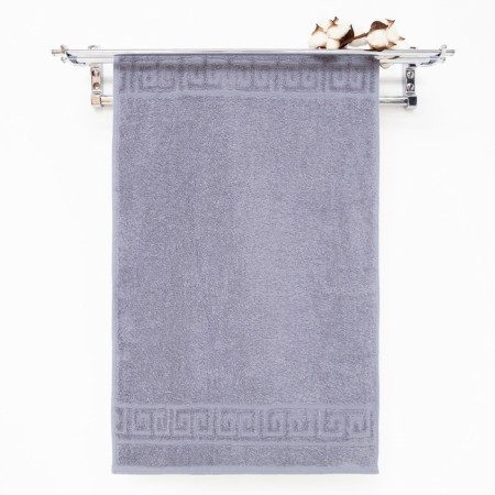 Terry towel with a border 50x90 cm, quarry, cotton 100%, 430g/m2
