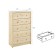 Chest of drawers RAST 5, 62x30x109, pine array