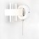 Sconces Citilux "Virta" CL140310, 12x12 cm, 1x60W, E14, white color