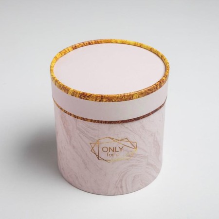 A set of boxes of thin cardboard 3 in 1, gift packaging, “marble”, 12 x 12 - 18 x 18 cm-5