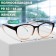 Ready glasses GA0672 (color: C1 black, orange; diopter: + 3; tint: no)