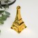 Souvenir ceramics "Eiffel Tower" gold 9.5x4x4 cm
