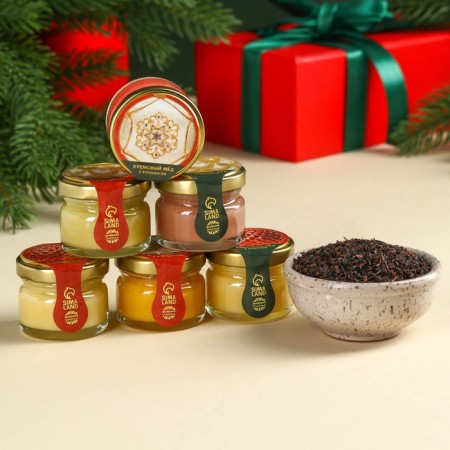 New Year's gift "Happy New Year!": Tea, cream-make-2