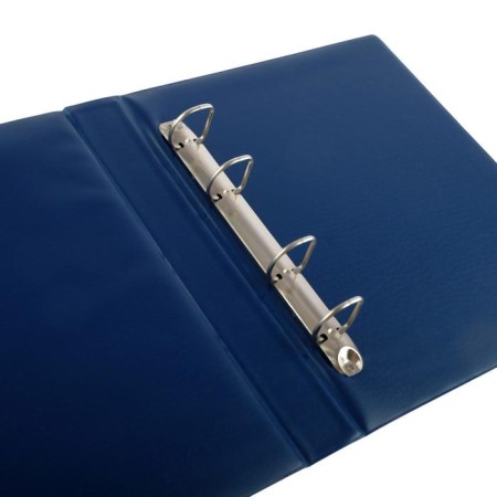 Album for coins on rings, optima format 230 x 265 mm Calligrata "map", includes up to 20 sheets, PVC cover, blue-5