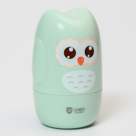 Manicure children's “Owl”: scissors, tweezers, saw, tweezers, turquoise color-2