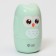 Manicure children's “Owl”: scissors, tweezers, saw, tweezers, turquoise color