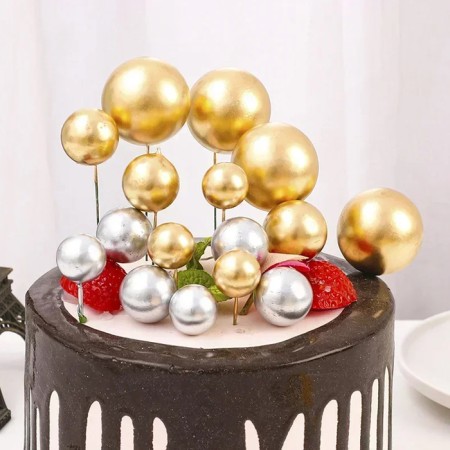 Set for decorating "Beads", silver color-1
