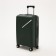 Middle suitcase 24 ", lightning department, code castle, 4 wheels, green color