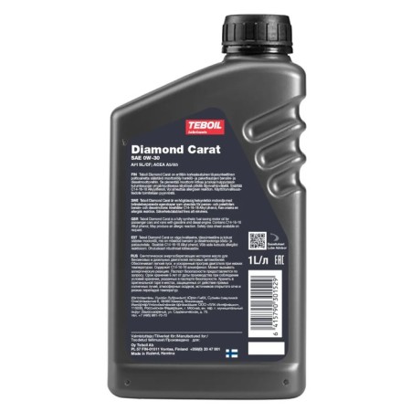 Motor oil TEBOIL DIAMOND CARAT 0W30, synthetic, 1 liter-1