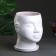 Pot - Organizer "Head" White, 3l/ 21x19cm