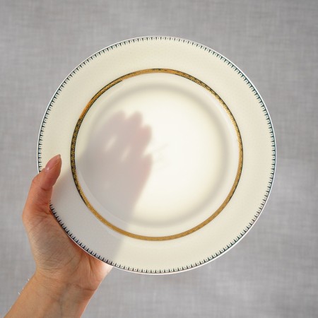 Plates Wy Grace, D = 25.5 cm, set 2 pcs, porcelain-6
