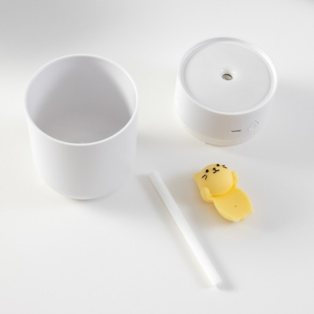 Night-wound “kitten” LED 2W USB 260ml white 7.5x7.5x12 cm Risalux-4