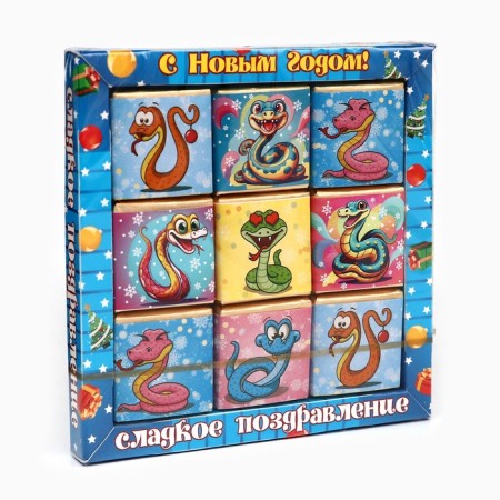 Figure chocolate symbol of the year "Snake" puzzle, 45 g
