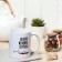Sublimation mug "All problems" glass, girl