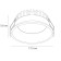 Ass-built Lamp Frame A7995PL-1wh, LED, 20 W, 17.5x17.5x5.6 cm, white, white