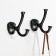 Furniture hook Cappio Value, two -rod, black