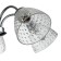 Suspended lamp 5x40W E27, size 56x56x56 cm