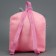 Baby plush backpack for the girl "Bunny", pink color